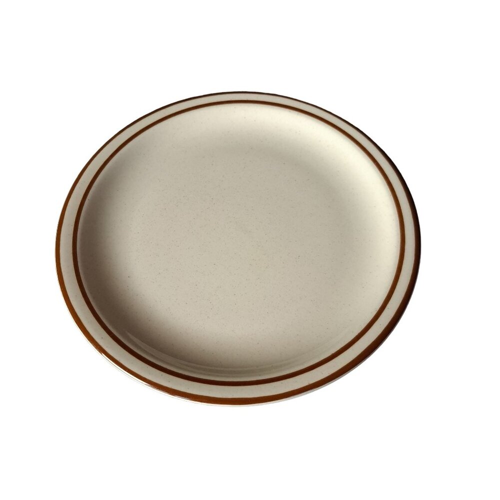 Syracuse China Mesa Grande Brown Speckle Round Dinner Plate 9"